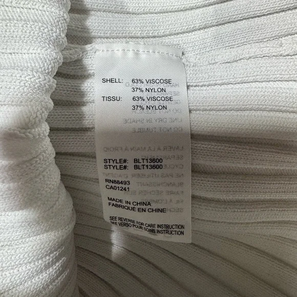 Blanc Noir Ribbed Sweater - Picture 4 of 8